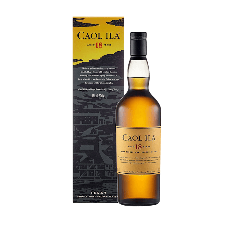 Caol Ila 18 Year Old Islay Single Malt Scotch Whisky, 70cl