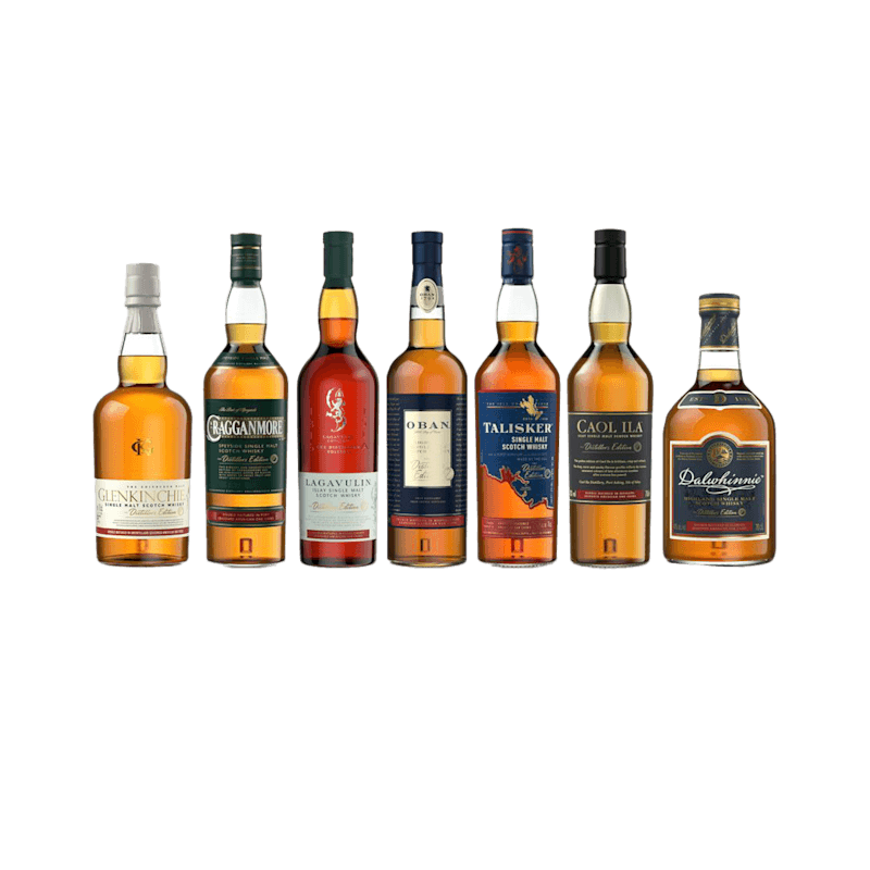 Distillers Edition Single Malt Scotch Whisky Bundle, 7x70cl