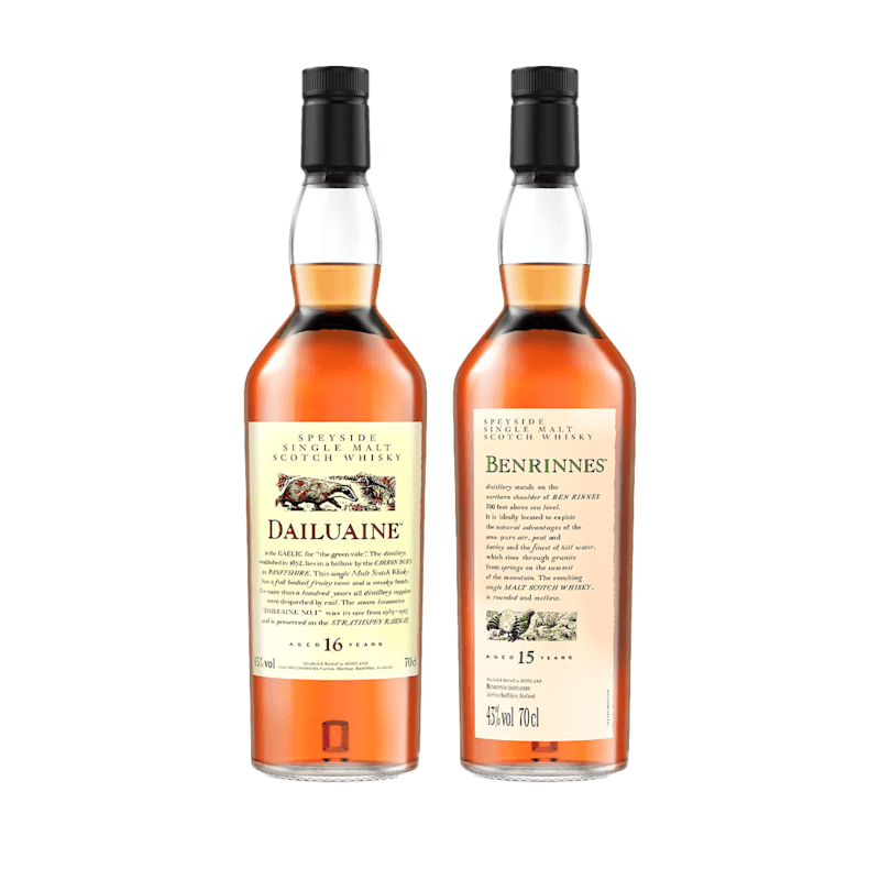 Flora & Fauna Bundle - Benrinnes 15 Year Old & Dailuaine 16 Year OldSingle Malt Scotch Whisky, 2x70cl