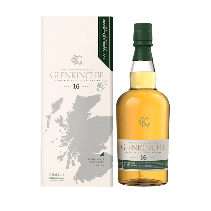 Glenkinchie 16 Year Old Single Malt Scotch Whisky, The Four Corners of Scotland Collection, 70cl