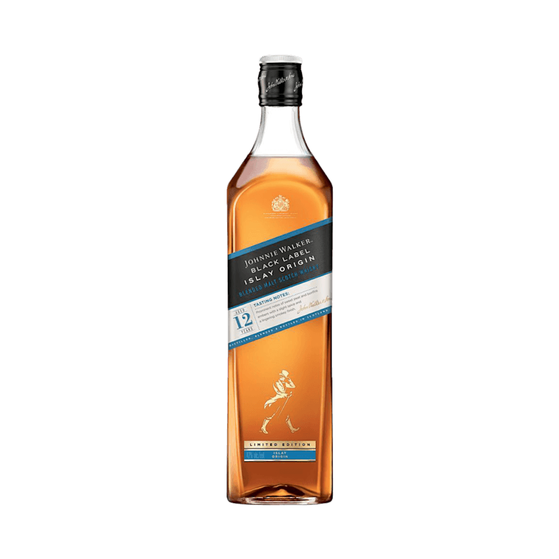 Johnnie Walker Black Label Islay Origin Blended Scotch Whisky, 1L