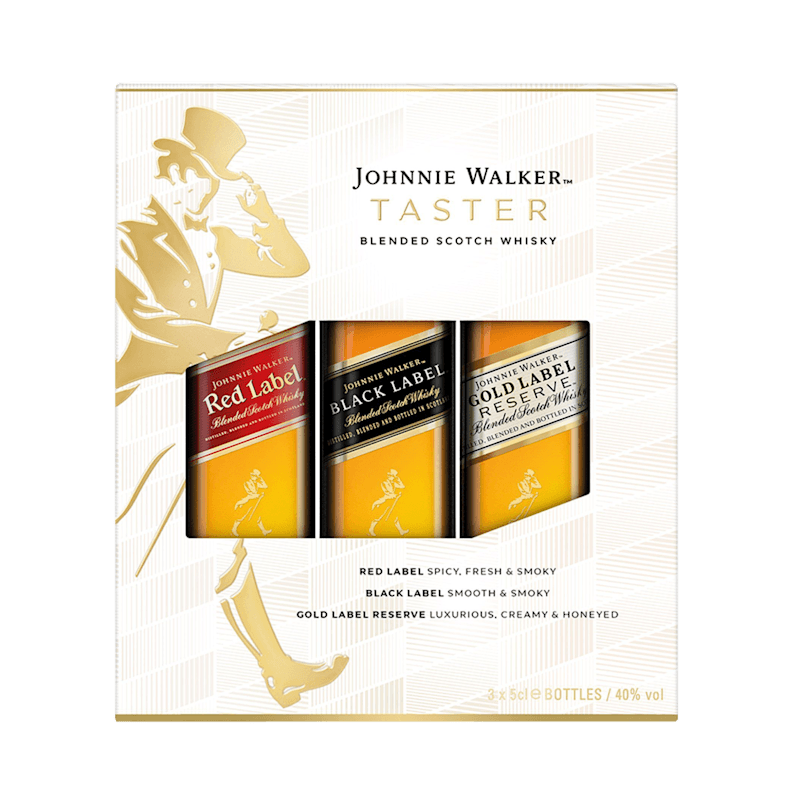 Johnnie Walker Blended Scotch Whisky Taster Pack, 3x5cl