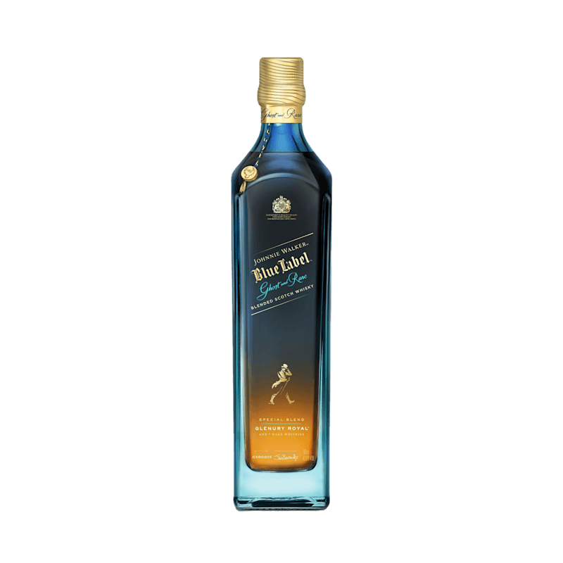 Johnnie Walker Blue Label Ghost and Rare Glenury Royal Edition Blended Scotch Whisky, 70cl