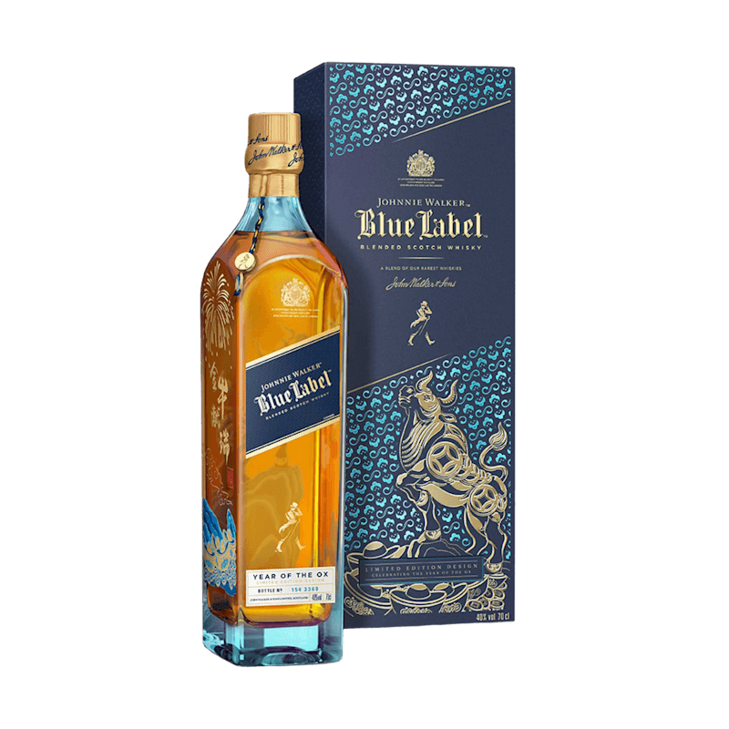 Johnnie Walker Blue Label Year of the Ox Blended Scotch Whisky, 70cl