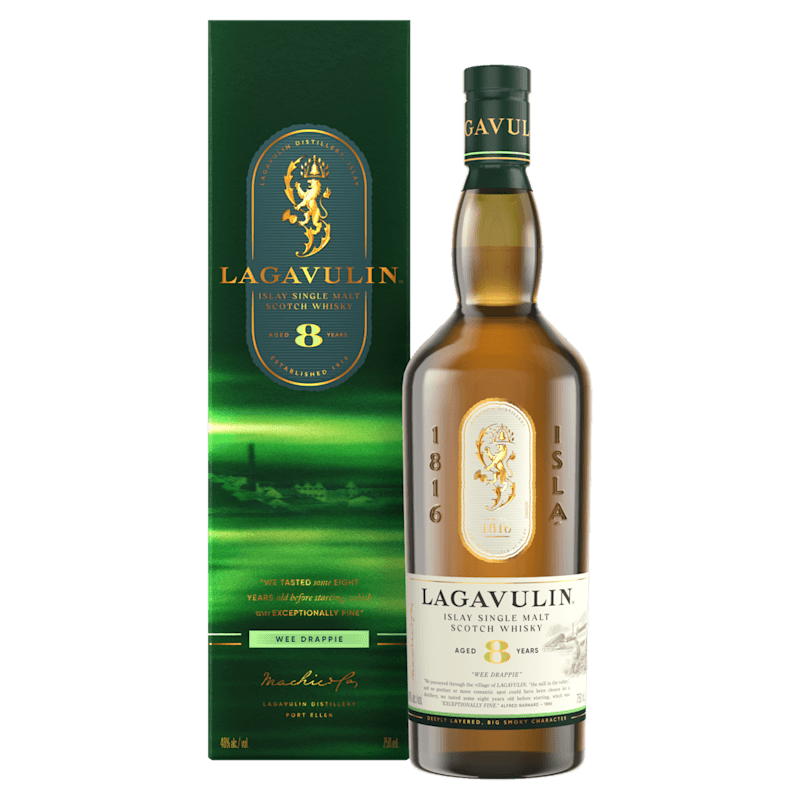 Lagavulin 8 Year Old Single Malt Scotch Whisky, 70cl