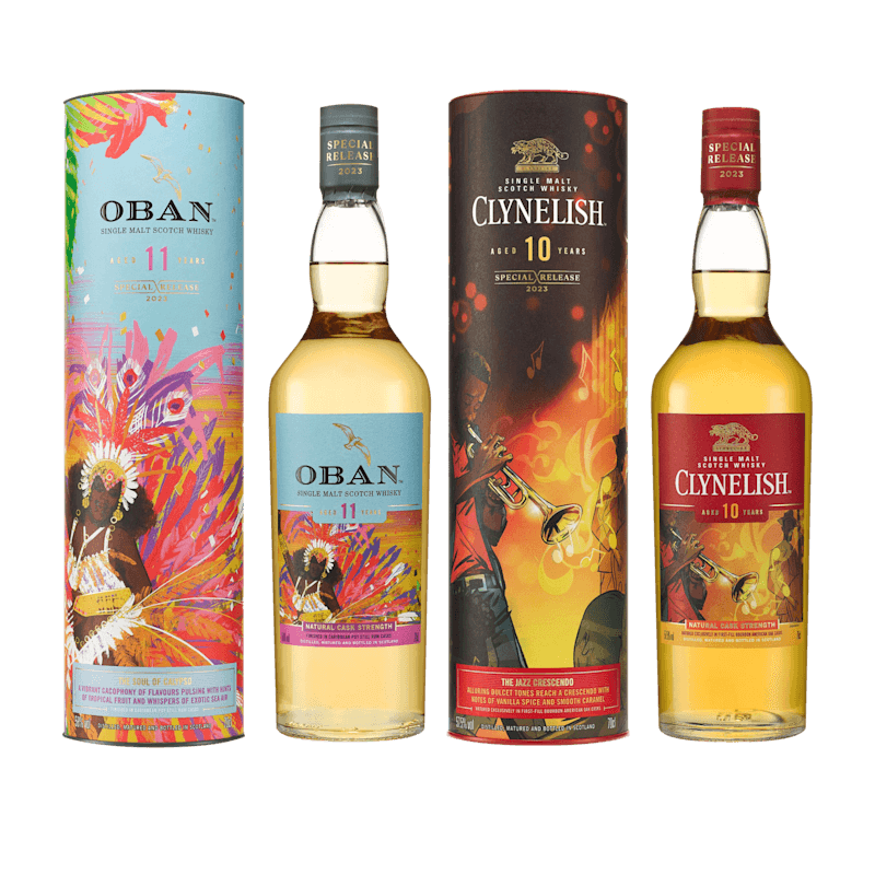 Oban 11 & Clynelish 10 Year Old Special Release 2023 Single Malt Scotch Whisky, 2x70cl