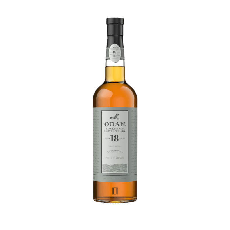Oban 18 Year Old Single Malt Scotch Whisky, 750ml