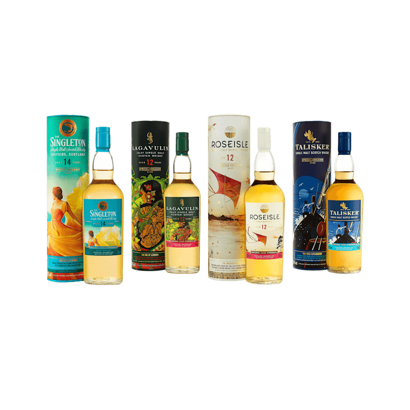 Special Release 2023 - Lagavulin, Talisker, Roseisle and Singleton, Single Malt Scotch Whisky, 4x20cl