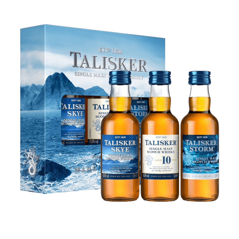 Talisker Single Malt Scotch Whisky Exploration Pack, 3x5cl