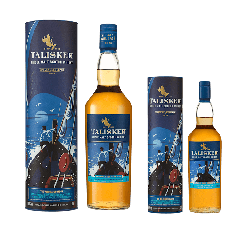 Talisker Special Release 2023 Single Malt Scotch Whisky Bundle, 1x20cl + 1x70cl